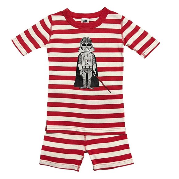 Hanna Andersson Sz 120 (6/7) Star Wars Darth Vader Short Pajamas - Picture 2 of 14